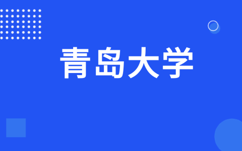 2022年青岛大学本科综合评价招生简章